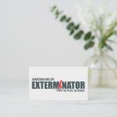 Pest Control Services - Exterminator 名刺 (スタンド正面)