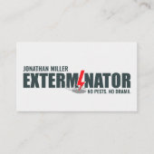 Pest Control Services - Exterminator 名刺 (正面)