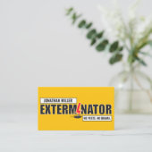Pest Control Services - Exterminator 名刺 (スタンド正面)
