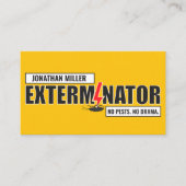 Pest Control Services - Exterminator 名刺 (正面)