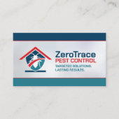 Pest Control Services - Exterminator Business Card 名刺 (正面)