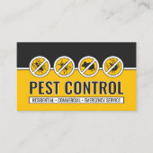 Pest Control Services - Exterminator Business Card 名刺 (正面)
