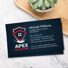 Pest Control Services - Exterminator Business Card 名刺