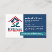 Pest Control Services - Exterminator Business Card 名刺 (正面)