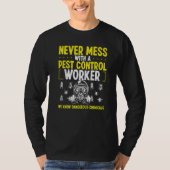 Pest Control Worker Animal Control Professional Ex Tシャツ (正面)