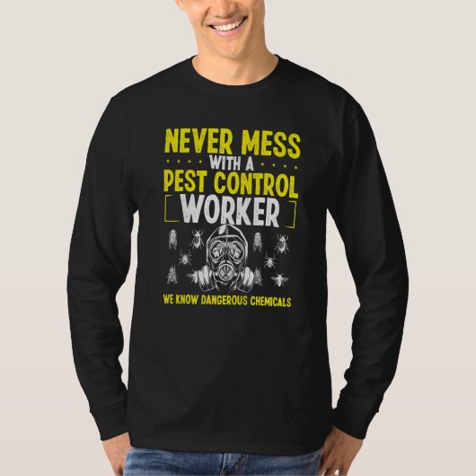 Pest Control Worker Animal Control Professional Ex Tシャツ (正面)