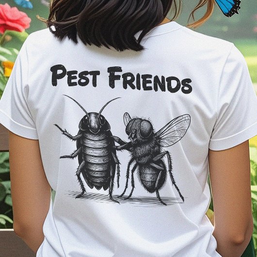 Pest Friends BFF Front & Back Tシャツ