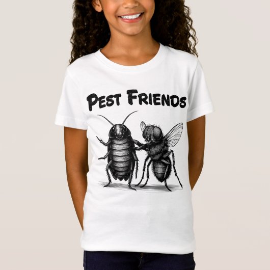 Pest Friends BFF Girl's Tシャツ (正面)