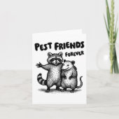 Pest Friends Forever Black Print カード (正面)