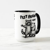 Pest Friends Forever Black Print マグカップ (正面右)