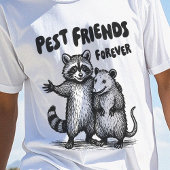 Pest Friends Forever Black Print Tシャツ