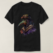 Pestdoktor Rabe - Mittelalter Steampunk Paist Doc Tシャツ (デザイン正面)