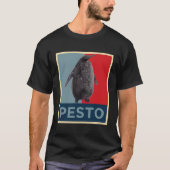 Pesto Penguin: Hope Poster Style Design Tシャツ (正面)