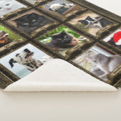 Petキープサク、ヴィンテージ12写真/月 – 大 シェルパブランケット (3/4)