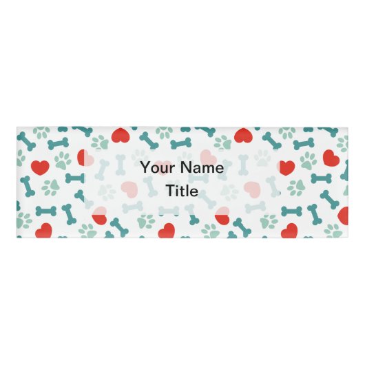 PETビジネス従業員名タグ 名札 (正面)