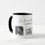 Petフォトコラージュ記念 – 愛する思い出の中 マグカップ (正面左)