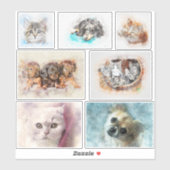 Petフォトコンターを簡単に作成する シール (シート)
