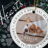 Petメモリアルいつも特別記念写真モダン セラミックオーナメント