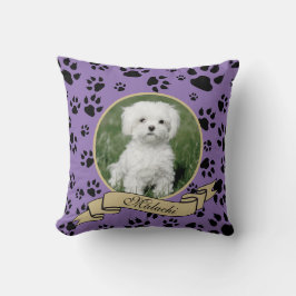 PetメモリアルポープリントSVGすべての色を変更 クッション