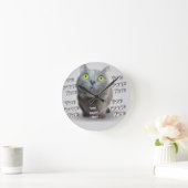 PET写真✨ラブリーカスタム ラウンド壁時計 (ホーム)