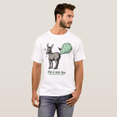 PET À SON ÂNE ! - jeu de mots qui sent fort Tシャツ (正面フル)