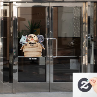 Pet adopting  ウィンドウサイン