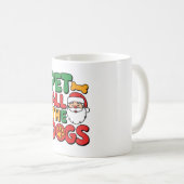 Pet All the Dogs T-Shirt コーヒーマグカップ (正面右)