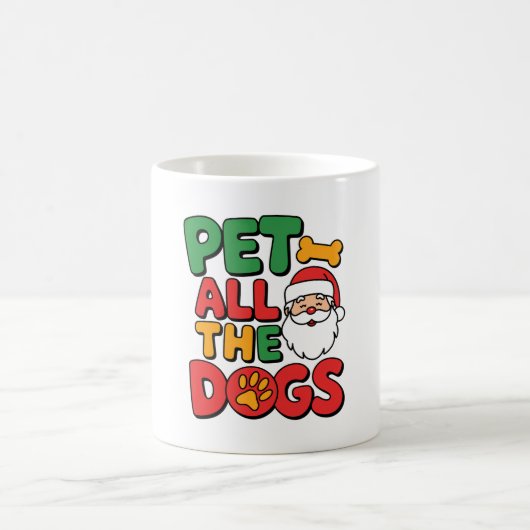 Pet All the Dogs T-Shirt コーヒーマグカップ (中央)