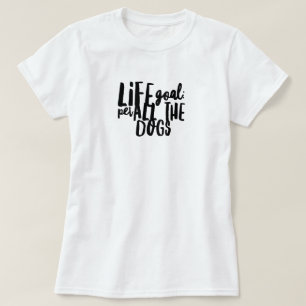 PET ALL THE DOGS Women's Basic Tシャツ