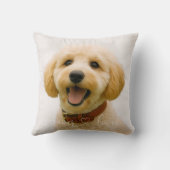 Pet Brush Stroke Custom Photo Memorial Keepsake クッション (裏面)