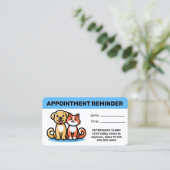 Pet Business Appointment Card 予約カード (スタンド正面)