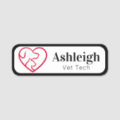 Pet Business Name Tag 名札 (正面)