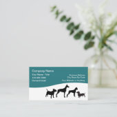 Pet Care Business Cards Simple Design 名刺 (スタンド正面)