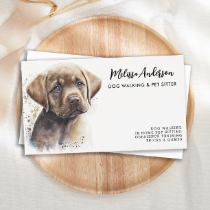 Pet Care Dog Groomer Labrador Retriever Puppy 名刺