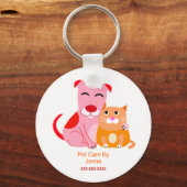 Pet Care Promotional Keychain キーホルダー (正面)
