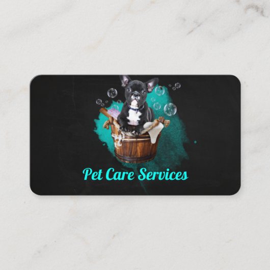 Pet Care Services / Pet Salon 名刺 (正面)