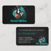 Pet Care Services / Pet Salon 名刺 (正面/裏面)