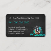 Pet Care Services / Pet Salon 名刺 (裏面)