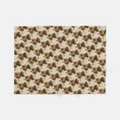 Pet Custom Photo フリースブランケット (正面(横))