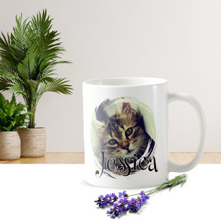 Pet Custom Photo, Name Mug Design コーヒーマグカップ