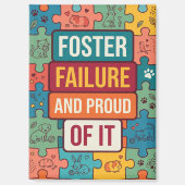 Pet Foster Fail Humor Dog Mom マグネット (正面)