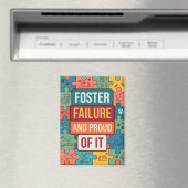 Pet Foster Fail Humor Dog Mom マグネット (インサイチュ (食洗機))