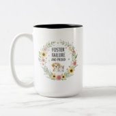 Pet Foster Failure Mug - Proud Pet Parent ツートーンマグカップ (左)