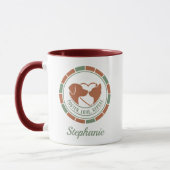 Pet Foster Parent Mug - Dog Cat Heart Design マグカップ (左)