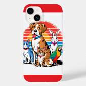 Pet Gathering Cartoon  Case-Mate iPhoneケース