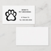Pet Groomer Business Card 名刺 (正面/裏面)