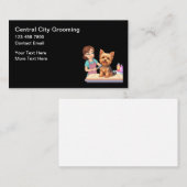 Pet Groomer Simple Business Cards 名刺 (正面/裏面)