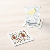 Pet grooming hairdresser for cat lovers スクエアペーパーコースター (インサイチュ)