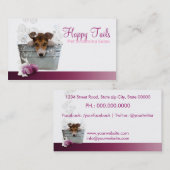 Pet Grooming Salon Business card 名刺 (正面/裏面)
