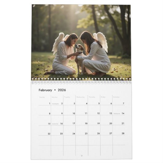 Pet Heaven Eternal Peace for the Animals カレンダー (2月 2026)